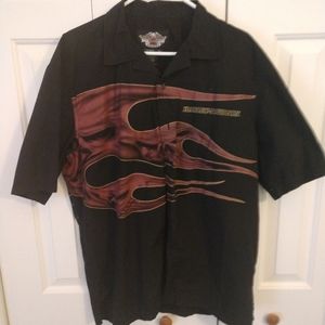 Authentic Harley Davidson button down